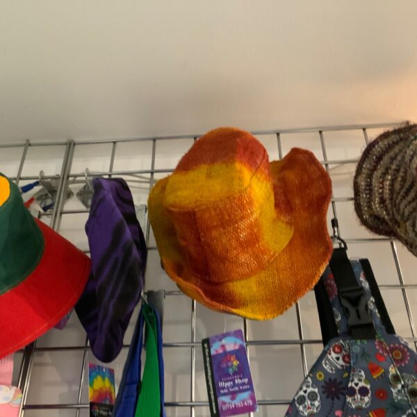Orange and Yellow Ombreye Summer Hat