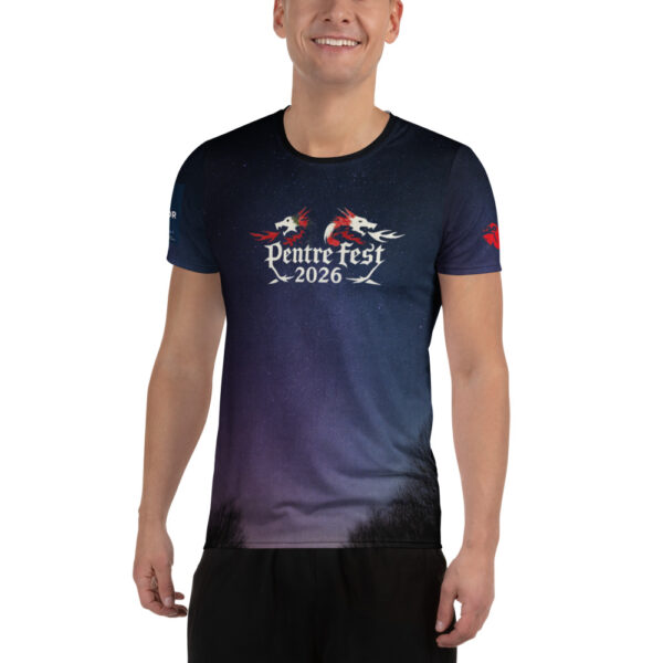 Pentre fest 2026 All Over Print Men's athletic t-shirt