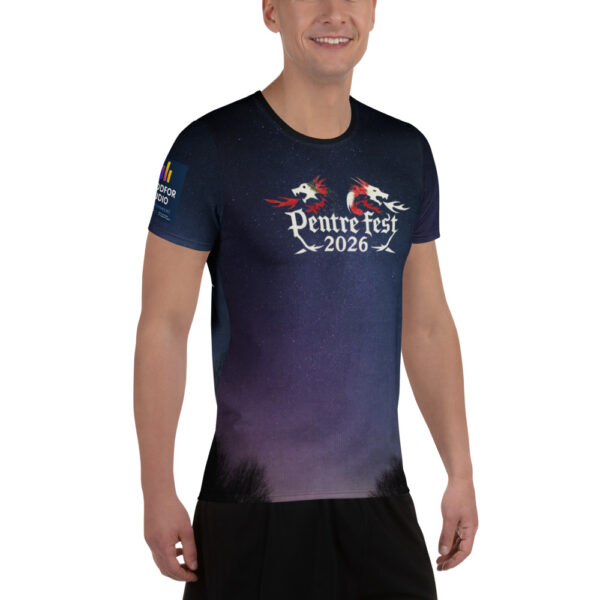 Pentre fest 2026 All Over Print Men's athletic t-shirt - Image 4